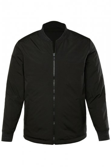 JP1880 838875 Jachetă college reversibilă Neagră - Geci - Geci Bărbați Mărimi Mari