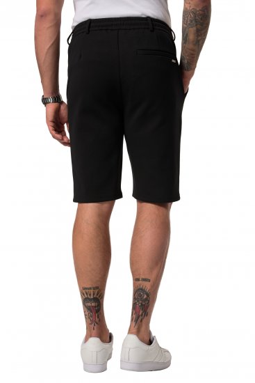 JP1880 Jersey Bermuda Chino Shorts Flexnamic Black - Pantaloni scurți - Pantaloni Scurți Mărimi mari Bărbați 