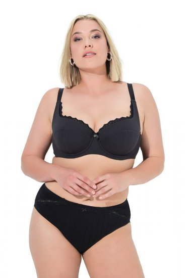 Ulla Popken 839167 Chiloți cu dantelă set de 4 Multicolor - Chiloți - 