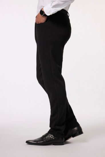 JP1880 New York Flexnamic Pantaloni din jerseu cu cinci buzunare Neagră - Costume - Costume Bărbați mărimi mari
