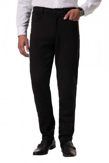 JP1880 New York Flexnamic Pantaloni din jerseu cu cinci buzunare Neagră - Costume - Costume Bărbați mărimi mari
