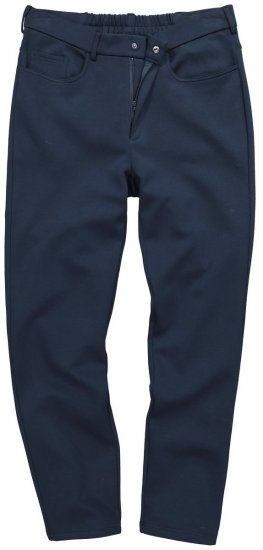 JP1880 New York Flexnamic Pantaloni din jerseu cu cinci buzunare Bleumarin - Costume - Costume Bărbați mărimi mari