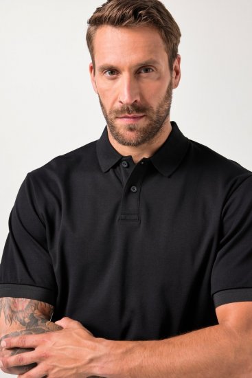JAY-PI FLEXNAMIC® Poloshirt Black - Tricouri polo - Tricouri Polo Bărbați Mărimi Mari