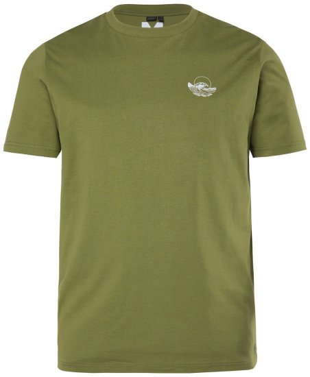 Men+ 682 Tricou Val Verde kaki - Tricouri - Tricouri Bărbați Mărimi Mari