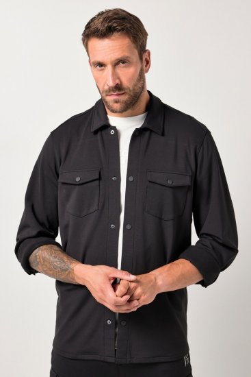 JAY-PI FLEXNAMIC® Sweat-Overshirt Black - Geci - Geci Bărbați Mărimi Mari