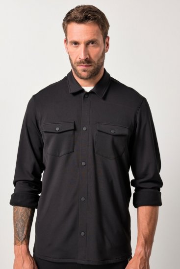 JAY-PI FLEXNAMIC® Sweat-Overshirt Black - Geci - Geci Bărbați Mărimi Mari
