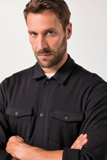 JAY-PI FLEXNAMIC® Sweat-Overshirt Black - Geci - Geci Bărbați Mărimi Mari