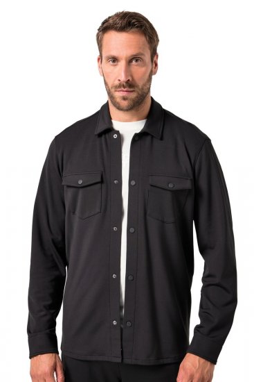 JAY-PI FLEXNAMIC® Sweat-Overshirt Black - Geci - Geci Bărbați Mărimi Mari
