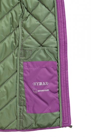 Ulla Popken 840047 Vestă matlasată hidrofugă Lila - Veste - 
