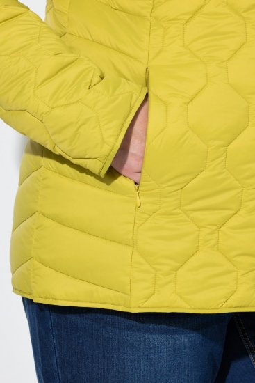 Ulla Popken 840050 Geacă matlasată Albastru deschis - Geci - Jachete de damă marimi mari