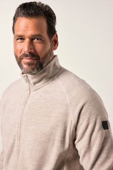 JP1880 Fleece Jacket Stand-up Collar Dusty Pink - Haine sport & haine de exterior - Haine Sport & Exterior Bărbați Mărimi Mari