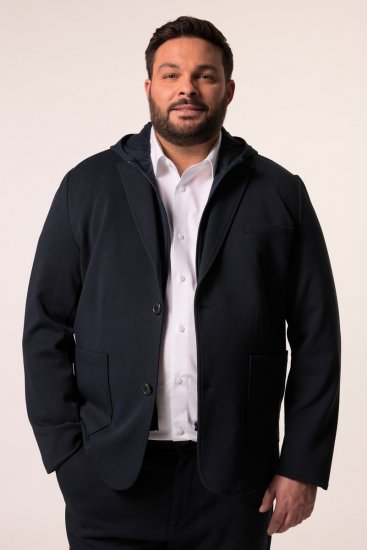 Men+ 205 Bilbao Flexlastic Sacou din jerseu Bleumarin - Costume - Costume Bărbați mărimi mari