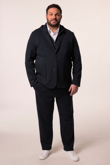 Men+ 205 Bilbao Flexlastic Sacou din jerseu Bleumarin - Costume - Costume Bărbați mărimi mari