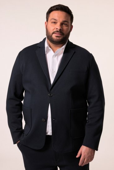 Men+ 205 Bilbao Flexlastic Sacou din jerseu Bleumarin - Costume - Costume Bărbați mărimi mari
