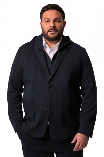 Men+ 205 Bilbao Flexlastic Sacou din jerseu Bleumarin - Costume - Costume Bărbați mărimi mari