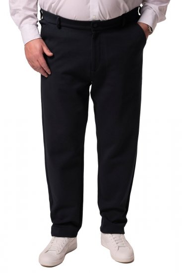 Men+ 207 Bilbao Flexlastic Pantaloni chino din jerseu Bleumarin - Costume - Costume Bărbați mărimi mari