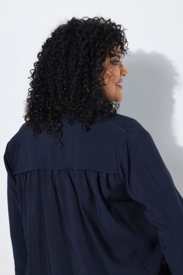 Ulla Popken 840210 Cardigan Bleumarin - Cardigane - Cardigane pentru femei la marimi mari