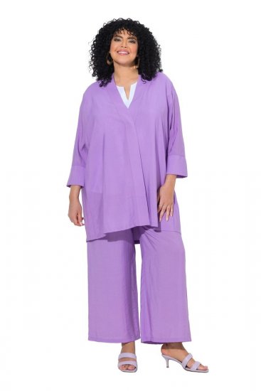 Ulla Popken 840210 Cardigan Lila - Cardigane - Cardigane pentru femei la marimi mari