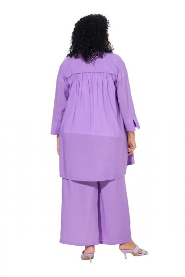 Ulla Popken 840210 Cardigan Lila - Cardigane - Cardigane pentru femei la marimi mari