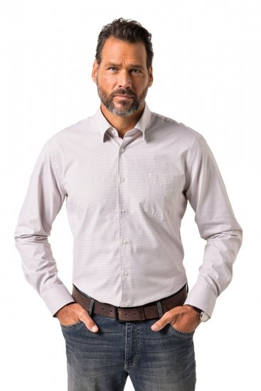 JP1880 Business Shirt Long Sleeve Pink - Cămăși - Cămăși Bărbați Mărimi Mari