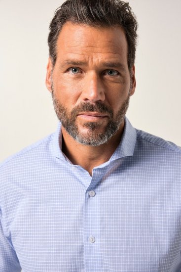 JP1880 Business Shirt Long Sleeve Ice Blue - Cămăși - Cămăși Bărbați Mărimi Mari