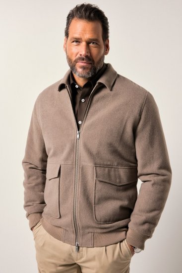 JP1880 Blouson Jacket Lightweight and Warm Brown - Geci - Geci Bărbați Mărimi Mari