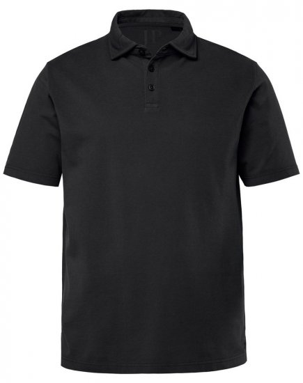 JP1880 Polo Shirt Pique Vintage Black - Tricouri polo - Tricouri Polo Bărbați Mărimi Mari