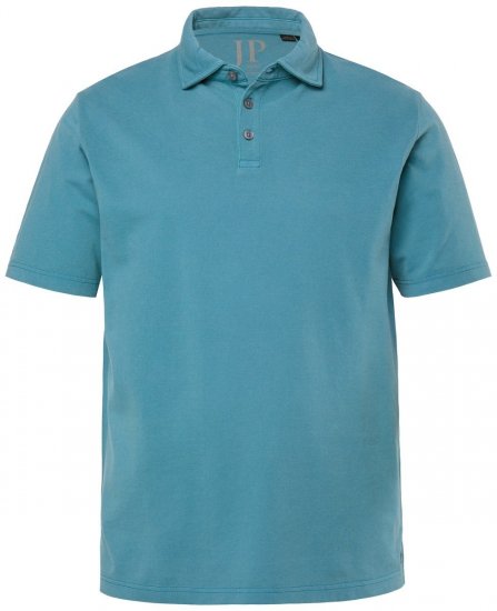 JP1880 Polo Shirt Short Sleeve Pique VIntage Teal - Tricouri polo - Tricouri Polo Bărbați Mărimi Mari