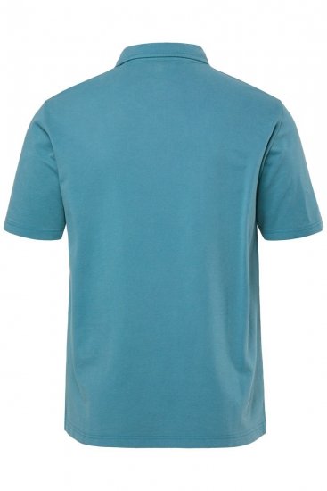JP1880 Polo Shirt Short Sleeve Pique VIntage Teal - Tricouri polo - Tricouri Polo Bărbați Mărimi Mari