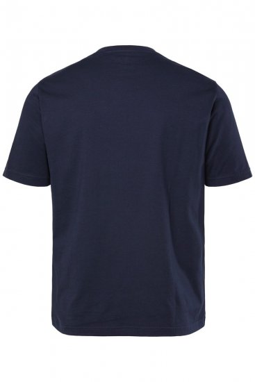 JP1880 T-Shirt Short Sleeve Chest Print Navy - Tricouri - Tricouri Bărbați Mărimi Mari