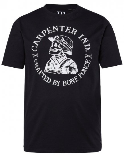 JP1880 T-Shirt Chest Print Bone Force Black - Tricouri - Tricouri Bărbați Mărimi Mari