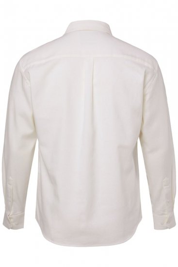 JP1880 Checked Flannel Shirt Long Sleeve Creamy White - Cămăși - Cămăși Bărbați Mărimi Mari