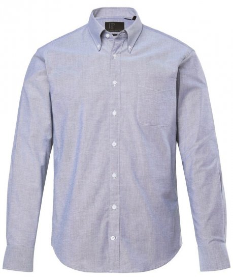 JP1880 Oxford Shirt Long Sleeve Denim Blue - Cămăși - Cămăși Bărbați Mărimi Mari