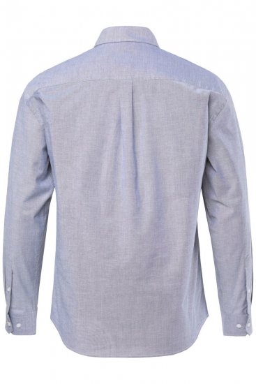 JP1880 Oxford Shirt Long Sleeve Denim Blue - Cămăși - Cămăși Bărbați Mărimi Mari