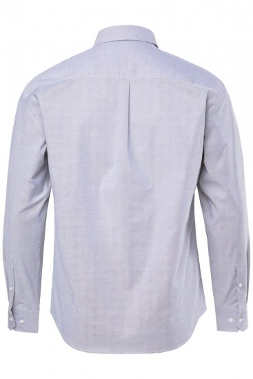 JP1880 Oxford Shirt Flexnamic Long Sleeve Grey - Cămăși - Cămăși Bărbați Mărimi Mari