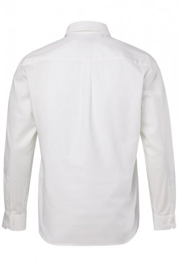 JP1880 Oxford Shirt Flexnamic Long Sleeve Snow White - Cămăși - Cămăși Bărbați Mărimi Mari