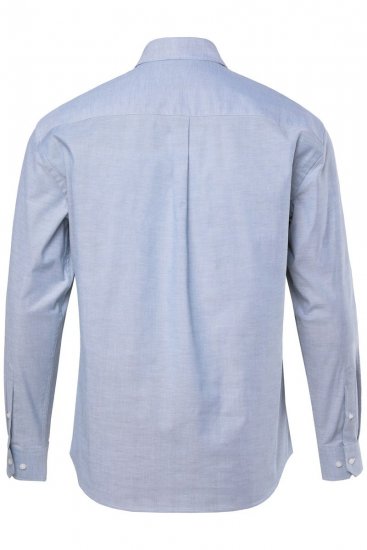 JP1880 Oxford Shirt Flexnamic Long Sleeve Ash Turquoise - Cămăși - Cămăși Bărbați Mărimi Mari