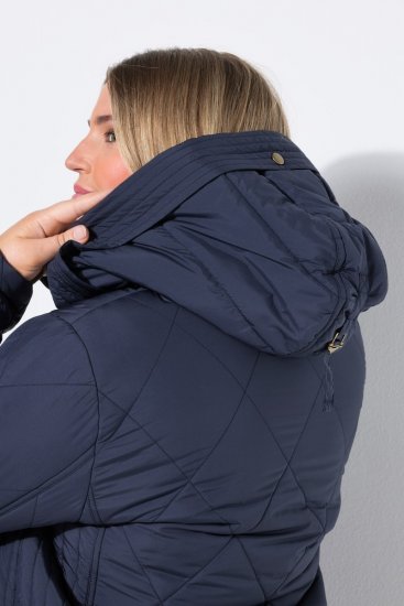 Ulla Popken 841360 Geacă matlasată Bleumarin - Geci - Jachete de damă marimi mari