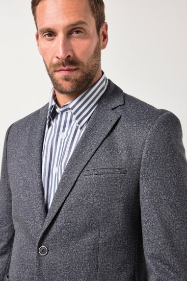 JP1880 Jacket Business Donegal Graphite Grey - Geci - Geci Bărbați Mărimi Mari