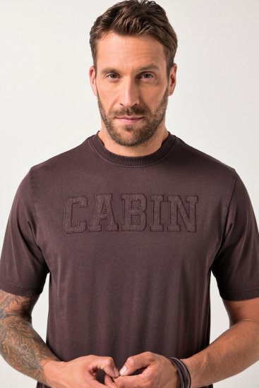 JP1880 T-Shirt Cabin Vintage Mocha TALL - ÎMBRĂCĂMINTE BĂRBAȚI MT-6XLT - Tall dimensiuni bărbați