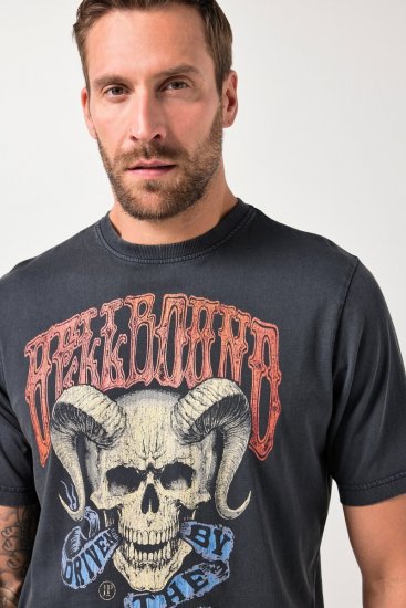 JP1880 T-Shirt Driven By The Devil Black - Tricouri - Tricouri Bărbați Mărimi Mari