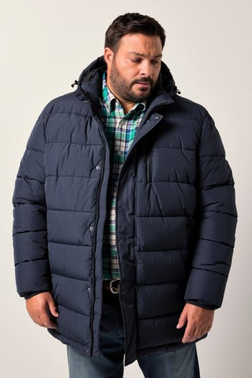 Men+ 426 Parka cu glugă Bleumarin - Geci - Geci Bărbați Mărimi Mari