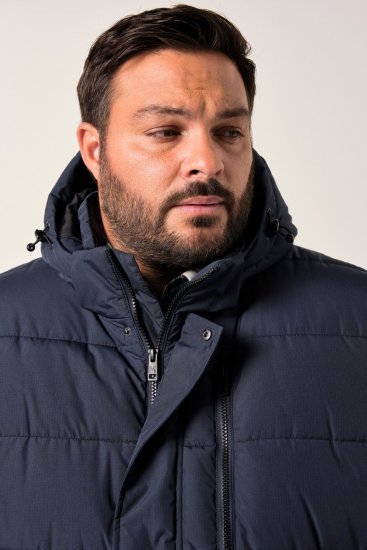 Men+ 426 Parka cu glugă Bleumarin - Geci - Geci Bărbați Mărimi Mari
