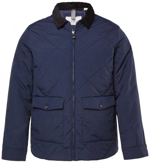 JP1880 842790 Jachetă bomber matlasată din material reciclat Bleumarin - Geci - Geci Bărbați Mărimi Mari
