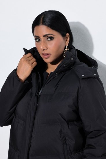Ulla Popken SYMPATEX Triple Function Coat Black - Paltoane - Paltoane pentru femei la marimi mari