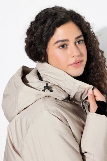 Ulla Popken 844034 Geacă tehnică Șampanie - Geci - Jachete de damă marimi mari