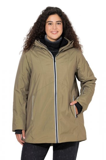 Ulla Popken 844034 Geacă tehnică Kaki - Geci - Jachete de damă marimi mari
