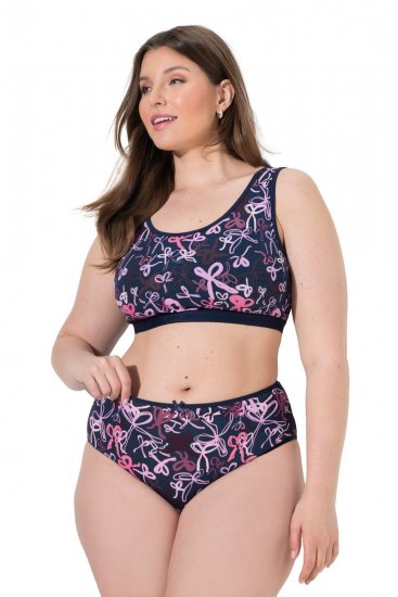 Ulla Popken 844495 Chiloți set de 5 Prună - Chiloți - 