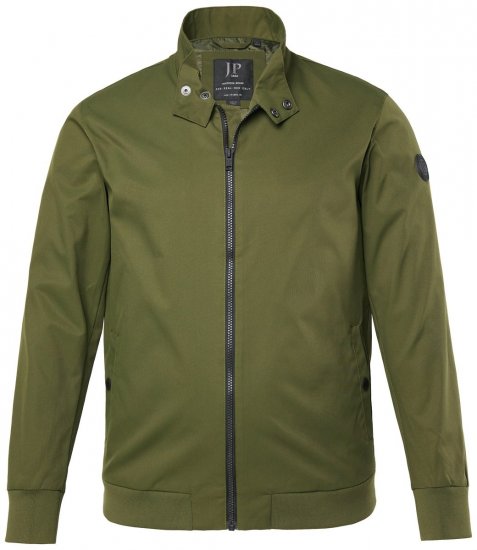 JP1880 844652 Jachetă bomber cu capse Kaki - Geci - Geci Bărbați Mărimi Mari