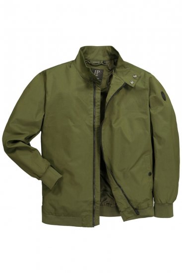 JP1880 844652 Jachetă bomber cu capse Kaki - Geci - Geci Bărbați Mărimi Mari
